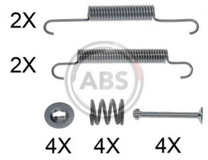 Монтажний к-кт гальмівних колодок A.B.S. 0020Q