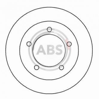 Диск гальмівний A.B.S. 15026