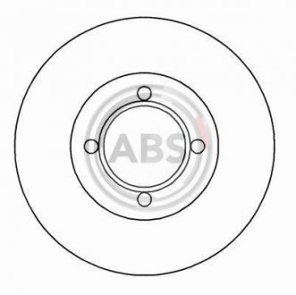 Диск гальмівний A.B.S. 15750