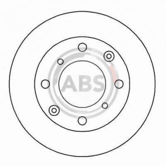 Диск гальмівний A.B.S. 15832 (фото 1)