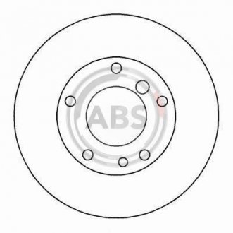 Диск гальмівний A.B.S. 15867