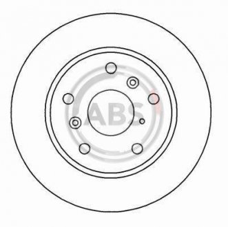 Гальмівний диск пер. Tiggo/J11/Probe/Brawny/626/Capella/Telstar 87- A.B.S. 15950