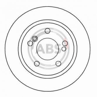 Диск гальмівний A.B.S. 16108