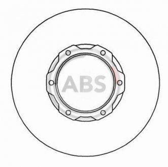 Диск гальмівний A.B.S. 16198