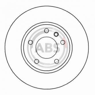 Гальмівний диск перед. Omega 94-01 A.B.S. 16263