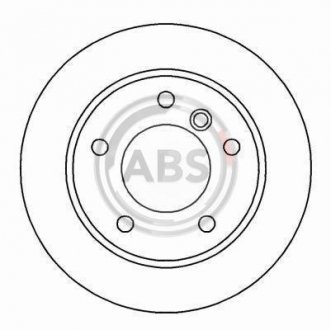 Гальмівний диск задн. E46/E36/3 Series/Atalanta 57S/55 89-07 A.B.S. 16339