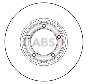 Диск гальмівний A.B.S. 16565