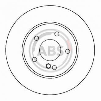 Гальмівний диск задн. W210 96-03 A.B.S. 16571