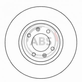 Диск гальмівний A.B.S. 16649
