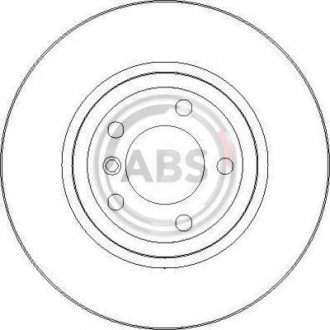 Гальмівний диск перед. E46/E85/E86 (99-08) A.B.S. 17025