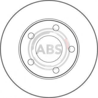 Гальмівний диск задн. A6 99-05 A.B.S. 17056