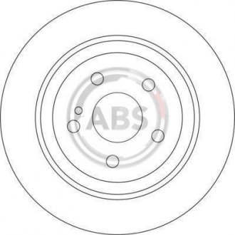 Диск гальмівний A.B.S. 17112