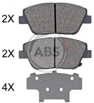 Колодки гальмівні пер. Optima/K5/Elantra 11- A.B.S. 35033