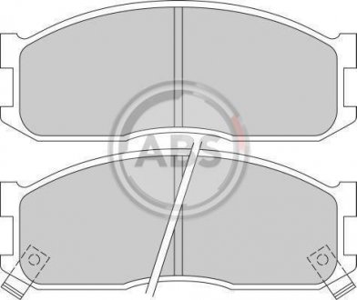 Гальмівні колодки дискові (1 к-т) A.B.S. 36642/1