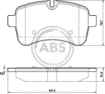 Гальмівні колодки дискові A.B.S. 37630