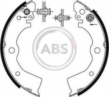 Гальмівні колодки зад. Almera/100NX/Sunny 90-00 A.B.S. 8913