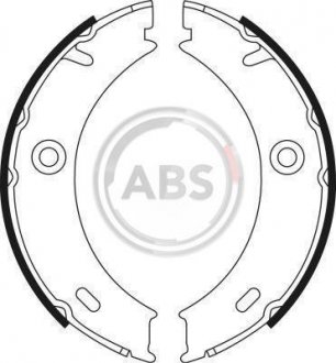 Гальмівні колодки барабан (1 к-т) A.B.S. 9022