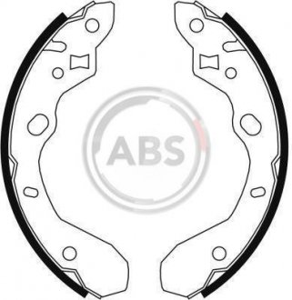 Колодки гальмівні задн. Protege/323 98-04 A.B.S. 9066