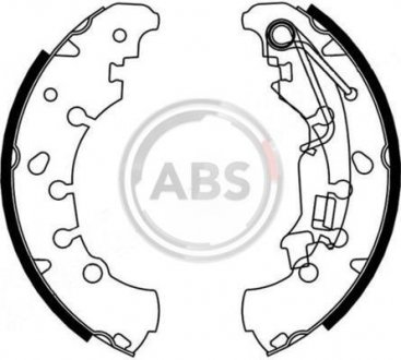 Колодки гальмівні задн. Punto/Qubo/Fiorino/Grande Punto/Panda/Adam/Corsa/Adam/Corsa 05- A.B.S. 9214