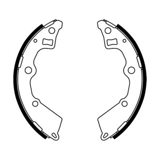 Гальмівні колодки, барабанні ABE C00321ABE