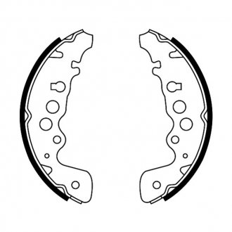 Гальмівні колодки, барабанні ABE C08018ABE
