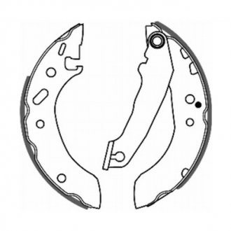 Гальмівні колодки, барабанні ABE C0G021ABE