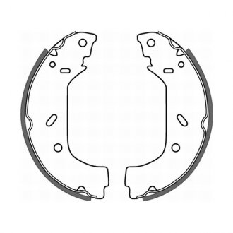 Гальмівні колодки, барабанні ABE C0P015ABE