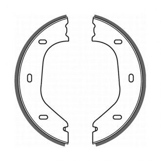 Гальмівні колодки, барабанні ABE CRB000ABE