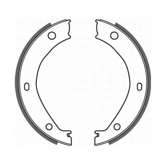 Гальмівні колодки, барабанні ABE CRB002ABE
