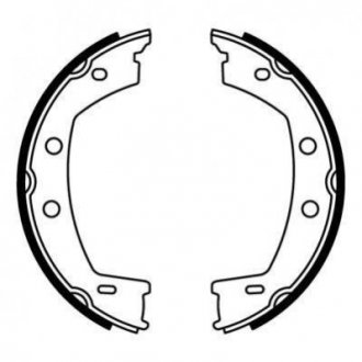 Гальмівні колодки, барабанні ABE CRI001ABE