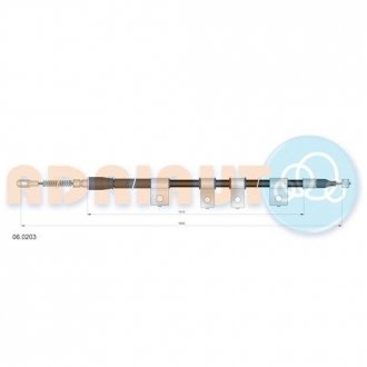 Трос ручного гальма ADRIAUTO 06.0203