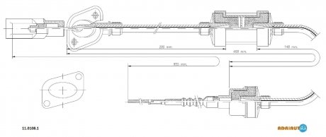 Трос зчеплення ADRIAUTO 11.0108.1