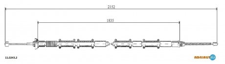 Тросик ADRIAUTO 11.0243.2