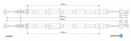 Тросик ADRIAUTO 33.0238.1