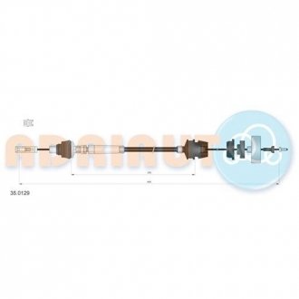 Трос зчеплення ADRIAUTO 35.0129 (фото 1)