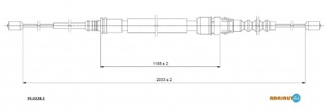 Тросик ADRIAUTO 35.0228.1