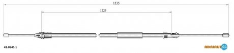 Трос зупиночних гальм ADRIAUTO 41.0245.1