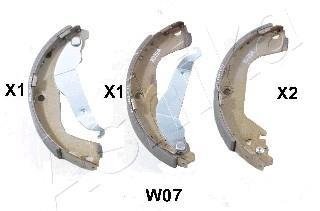 Колодки гальмівні барабанні (комплект 4 шт) ASHIKA 55-0W-W07