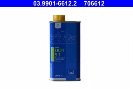 Рідина гальмівна Super DOT 5.1, 1л. ATE 03990166122