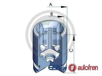 Поршень супорта зад SX4/SWIFT/CIVIC/ACCORD (34х47,25мм) 90-11 AUTOFREN D025233