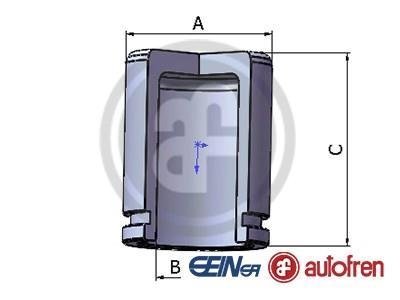 Елементи гальмівного супорта (Поршень) AUTOFREN D025264