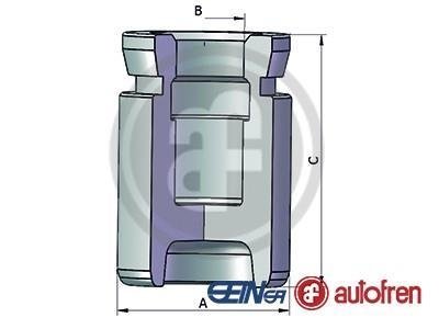 Елементи гальмівного супорта (Поршень) AUTOFREN D025333