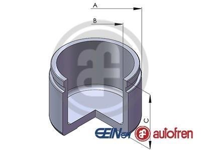 Елементи гальмівного супорта (Поршень) AUTOFREN D02541