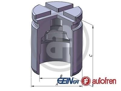 Елементи гальмівного супорта (Поршень) AUTOFREN D025472