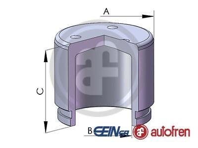 Поршень супорта перед Epica/Evanda/Leganza 97- 57-49 AUTOFREN D025506 (фото 1)