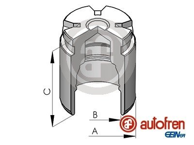 Елементи гальмівного супорта (Поршень) AUTOFREN D025530