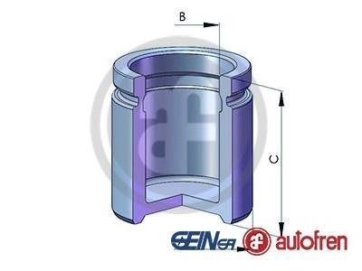 Елементи гальмівного супорта (Поршень) AUTOFREN D025590