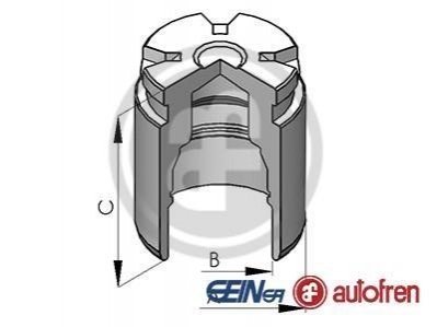 Елементи гальмівного супорта (Поршень) AUTOFREN D025642