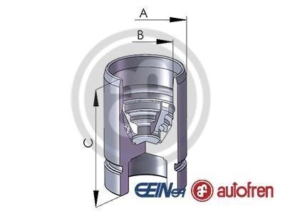 Елементи гальмівного супорта (Поршень) AUTOFREN D02589