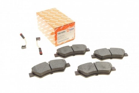 Колодки гальмівні (задні) MB Sprinter 209-319 CDI/VW Crafter 30-35 06- AUTOTECHTEILE 100 4269